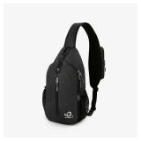 Waterfly Black 2.0 UltraLight Crossbody Bag AZ46