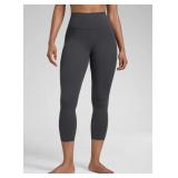 M 8-10 High Rise Workout Legging 23' Gray AZ46