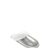 SZ 4/5 Holiday Time Metallic Scuff Slippers AZ47