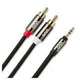 Onn 3.5mm Aux To Rca Audio Cable, Sz 6Ft A78
