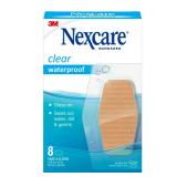 Nexcare Clear Waterproof Bandages, 8 Count A98