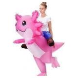 Sz L/XL Fiesta Fun Inflatable Axolotl Costume A2