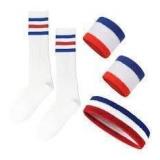 5pc Red White and Blue Sweatbands Set A2