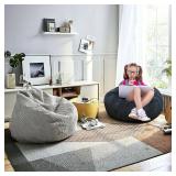 29'Dia Corduroy Black Memory Foam Chair B52