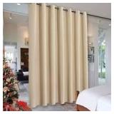 8.3' Golden Beige Room Divider Curtain A115
