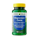Spring Valley Magnesium Tablets, 250 mg 100ct AZ11