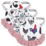 3pk Asst Chicken Saddles For Real Chickens A21