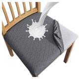 6pk Grey HomeLiving Dining Chair Cushion Cover A23