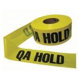 QA Hold Legend, Polyethylene, Yellow Color A95
