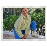 Sz S Lt Green Quinsen Zipper Fleece Jacket A117A