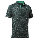 Sz 2XL Men's Golf Short Sleeve Polo Shirt AZ11