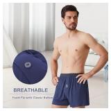 Sz 2XL 2Pk Men's Bamboo Cool Boxer Briefs AZ11