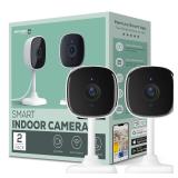 Merkury Smart Indoor Camera 2pk AZ11