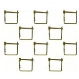 Safety Pins 3/16 In Pin Dia Zinc Pleated 10 Pk A98