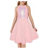 SZ 6Y GRACE KARIN Girls Sequin Party Dress AZ18