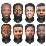 3D Digital Print Funny Portrait Balaclava AZ11