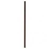 6'x1'Dia Brown Ceiling Van Ext Pole DR57-ORB C32