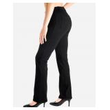 Sz L Straight Leg Yoga Dress Pants AZ10