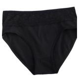 4pk Sz L Asst Lace Band Ladies Cotton Briefs A115