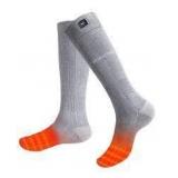 Sz 9-11 Lt Grey Heated Venusta Socks A115