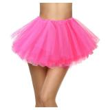 Sz XL Girls Pink Tutu, Tulle 5Layers A101