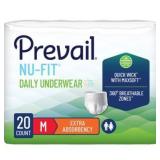 2X Prevail NuFit Daily Adult Incontinence20ct AZ27