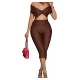 SZ Sm Bodycon Jumpsuit for Women AZ18