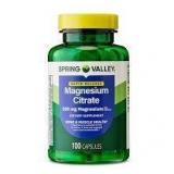 100ct Spring Valley Magnesium 100mg Citrate A117C