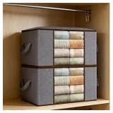 Set Of 6 Clothes Storage Bins A64