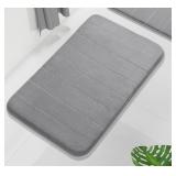 Grey Memory Foam Bath Mat A100