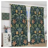 Sz 21X45 GoDazzling Floral Blackout Curtains A100
