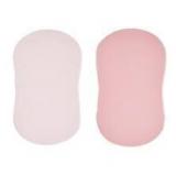 2pk Parents Choice Pink Bassinet Sheets A2