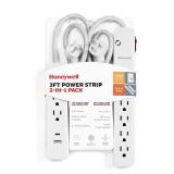 Honeywell 3Ft Power Strip 2Pk A76