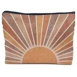 Boho Abstract Colorful Sun Sunset Cosmetic Bag A96