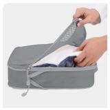 Gray 8 Pcs Compression Packing Cubes A95