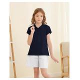 Sz XS 3Pk Of Ohd Navy Blue Kid's Polo Shirts A95