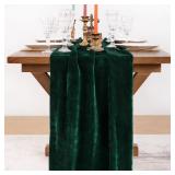 4 Pieces Socomi Emerald Green Velvet Frabric A78