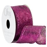 2 Pk Of Offray Ribbon,Purple, Metallic Ribbon A71