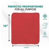 14' x 12' - Pack of 150 Cotton Red Towel AZ15