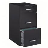 18' SpaceSolution 3 Drawer Steel File Cabinet B100