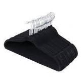 35pk Black Velvet Slim HoneyCanDo Hangers AZ34