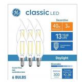 6pk GE 40 -Watt EQ CAC Daylight Dimmable AZ6