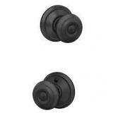 $26.02 Georgian Knob Matte Blck730117 B88