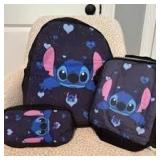 Lilo And Stitch 3pc Backpack With Pencil Case AZ15