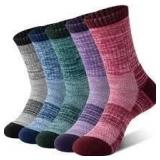 5pk High Quality Socks Asst Crew Style A105