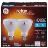 2X/BID 2ct Relax 65W Sft Wht IndoorFloodlight A112