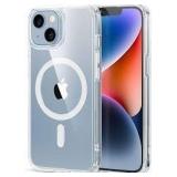10pk Iphone 13/14 Clear Magnetic Phone Case AZ14