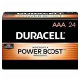 24pk AAA Power Boost Duracell Batteries A109