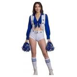 SZ 2XL Shorts XL Top Cheerleader Costume AZ2