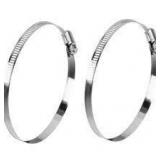 2pk 4' Deflecto Drayer Hose Clamp A93